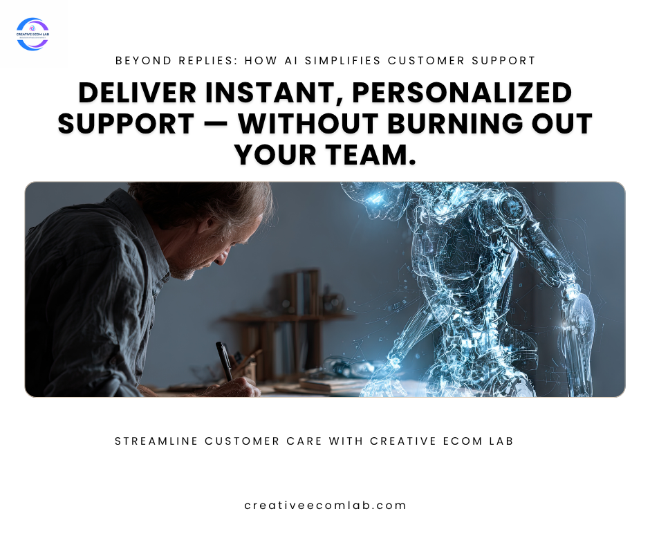 AI-powered customer support dashboard automation by Creative Ecom Lab
